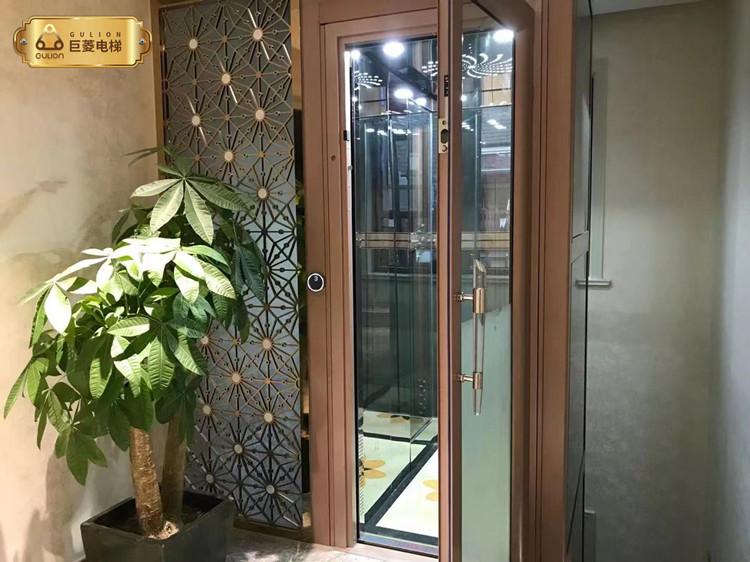 上海巨菱电梯别墅观光电梯